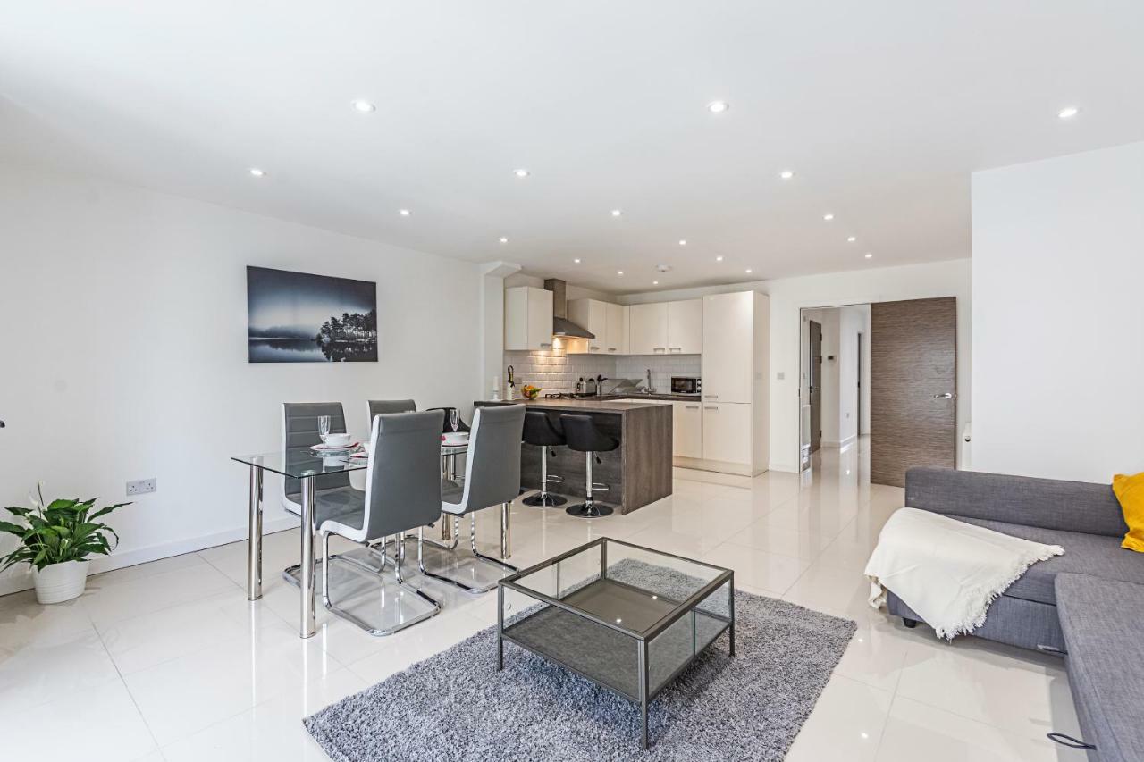 Modern Apartment Canary Wharf Londyn Zewnętrze zdjęcie
